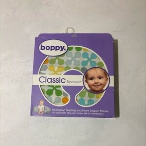 Boppy Classic Slipcover with Blue and Purple Design